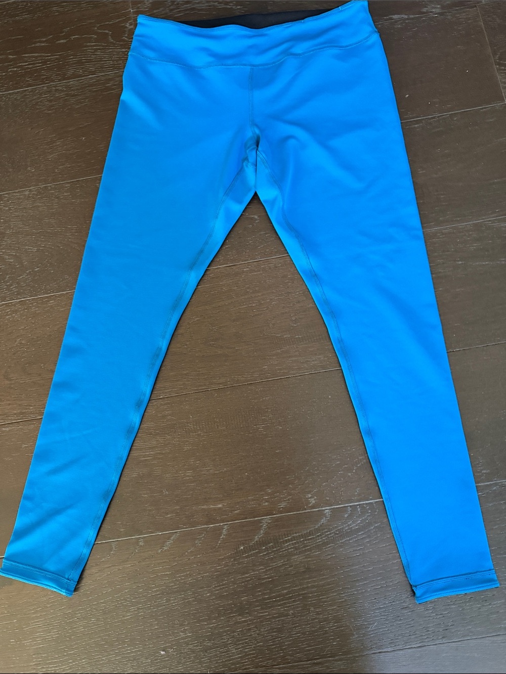 Zella Bright Blue/black reversible Active Leggings
